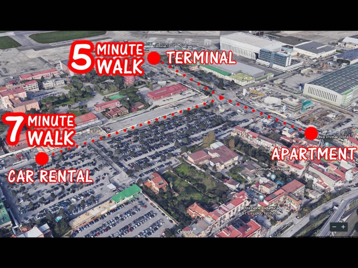 La Casetta Arancione Nell'Aeroporto Di Napoli Apartamento Exterior foto